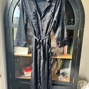 Lucky Brand Black Polka Dot Jumpsuit